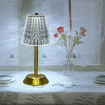 Crystal Glow Touch Lamp