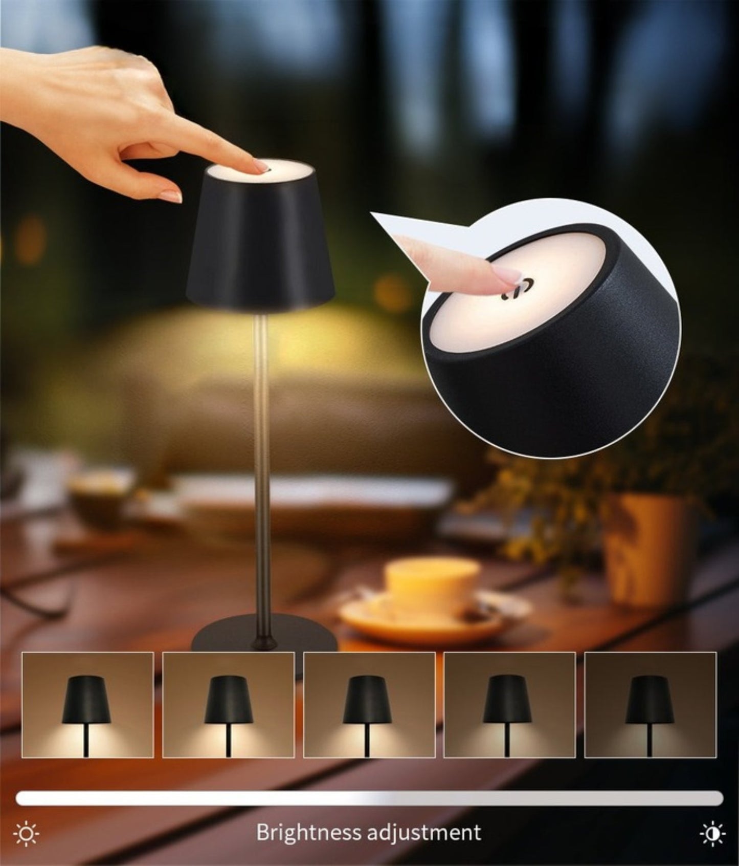 Bright Touch Rechargeable Lamp