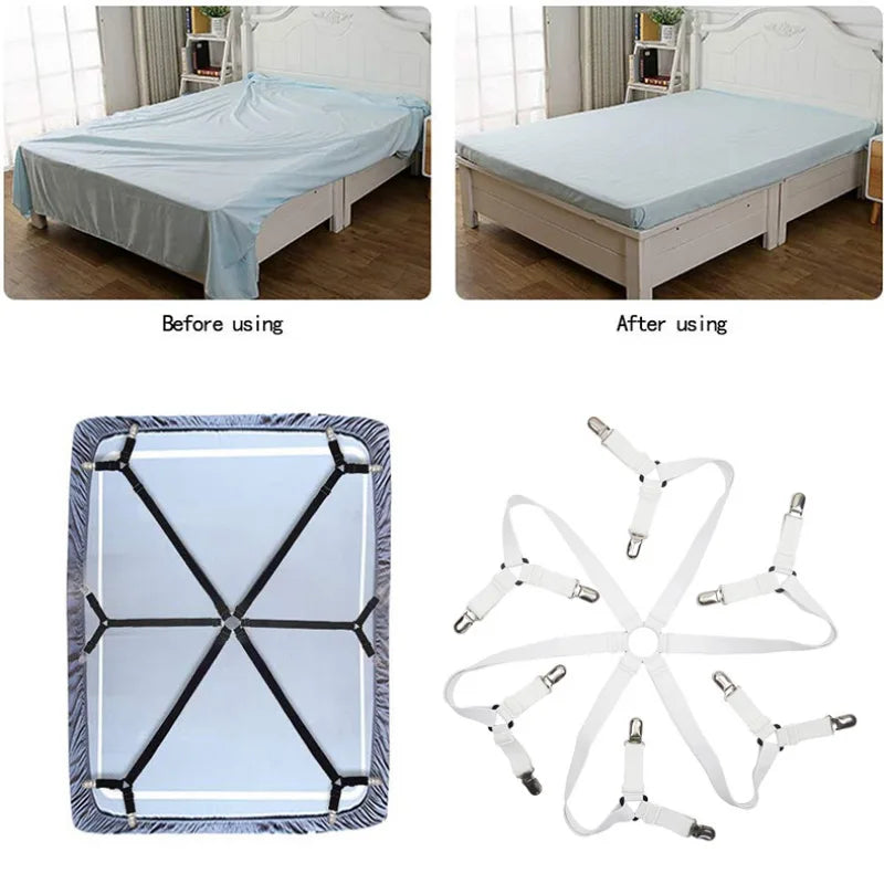 Elastic Bed Sheet Clips – BeddyTime