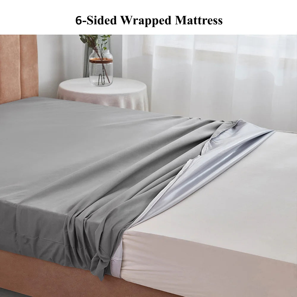 Fully Enclosed Waterproof Mattress Cover with Zipper