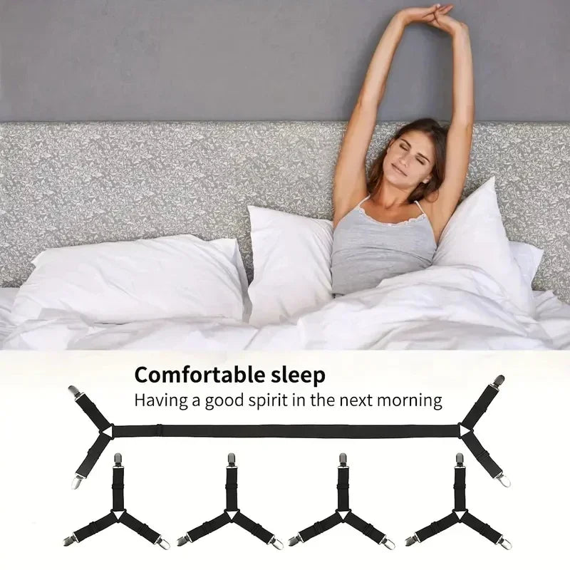 Fitted Adjustable Bed Sheet Holder Straps