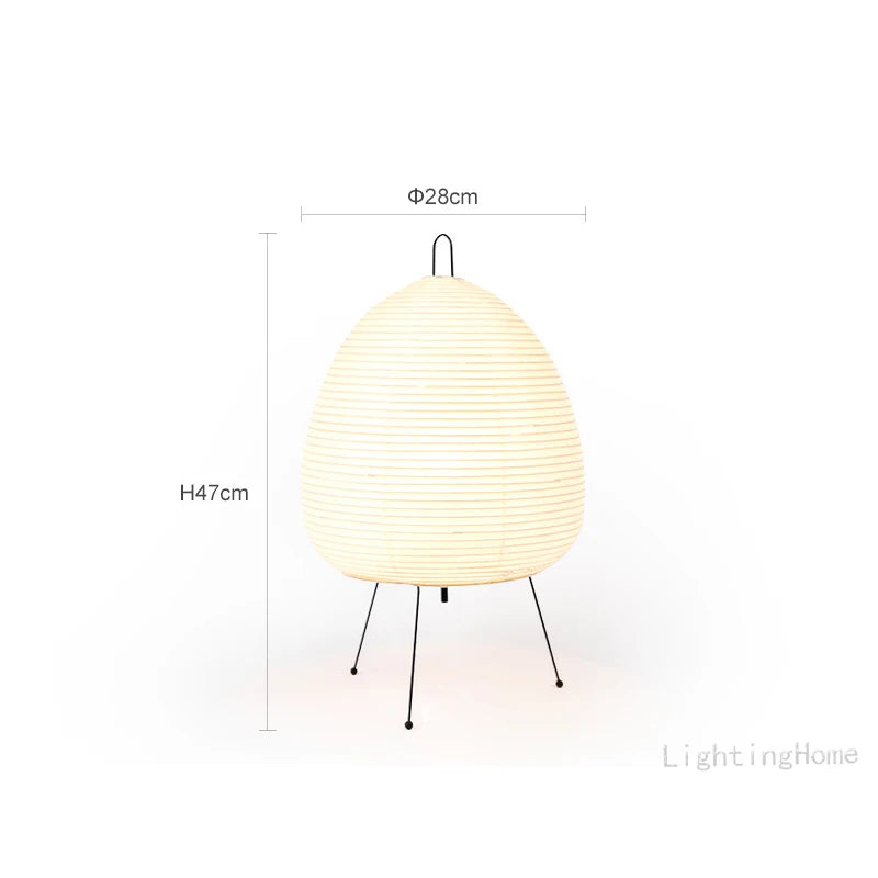 Zen Glow Rice Paper Lamp