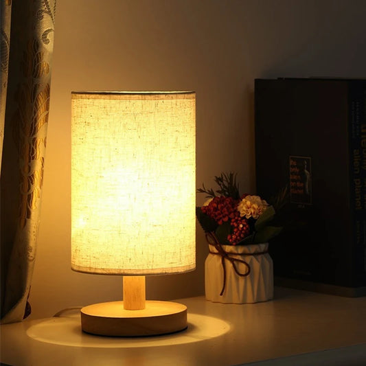 Cozy Glow LED Fabric Lamp